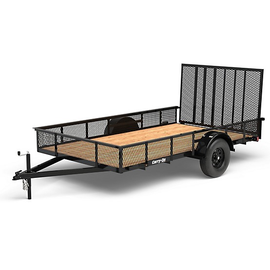 7x12 Mesh High Side Utility Trailer